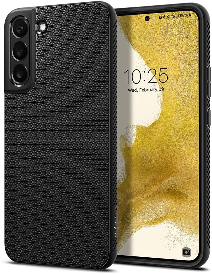 Spigen Θήκη Σιλικόνης Liquid Air - Samsung Galaxy S22 Plus 5G - Matte Black