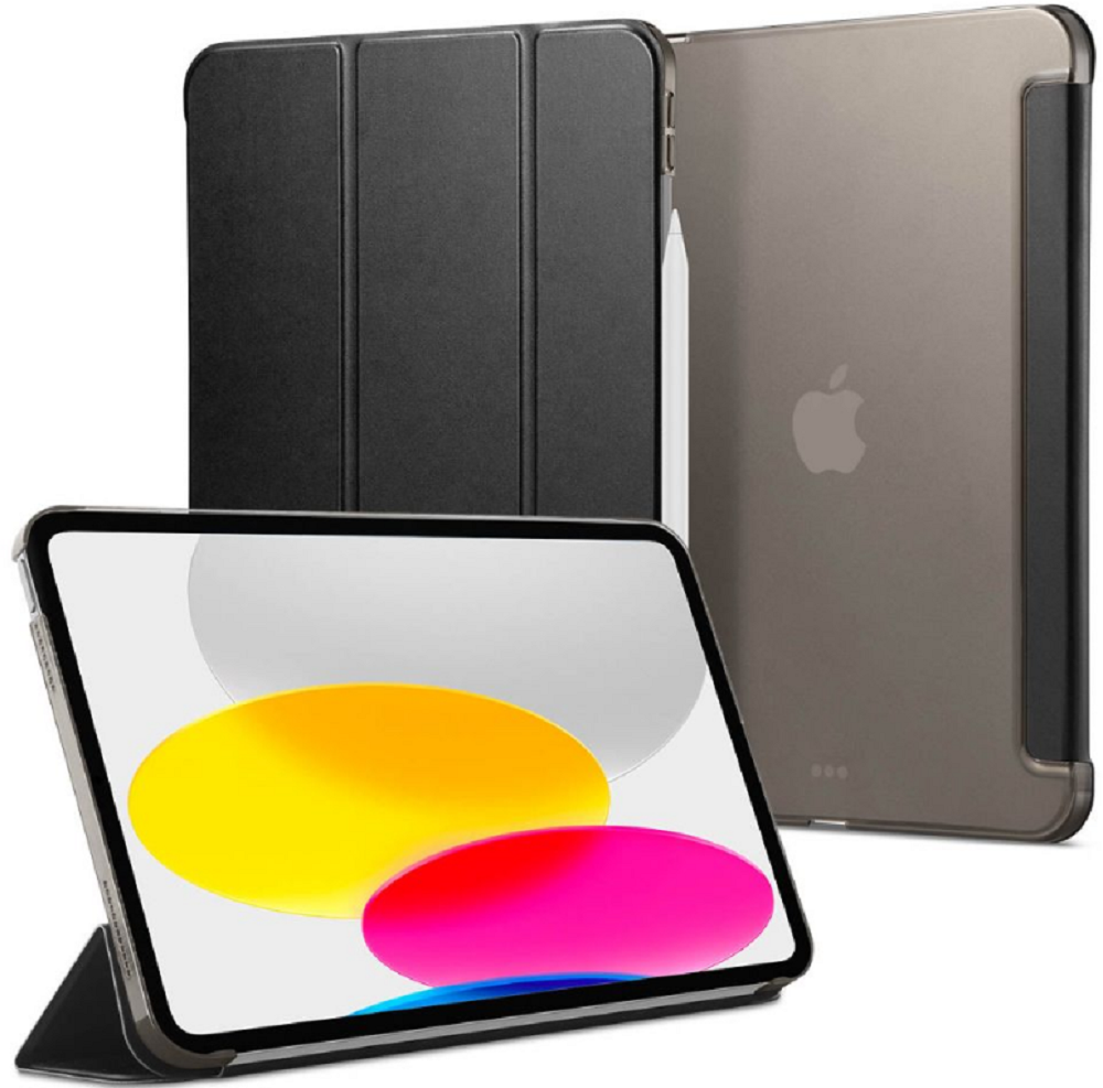 Spigen Θήκη Smart Fold Apple iPad (A16) 11th Gen. 2025 11" / 10th Gen. 2022 10.9" με Υποδοχή Apple Pencil - Black