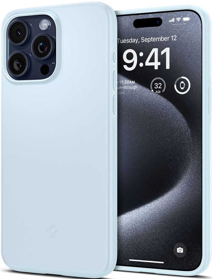 Spigen Θήκη Thin Fit - Apple iPhone 15 Pro - Mute Blue