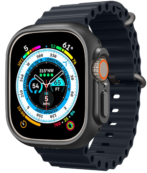 Spigen Θήκη Thin Fit - Apple Watch Ultra 3 / Ultra 2 / Ultra 1 49mm - Black 