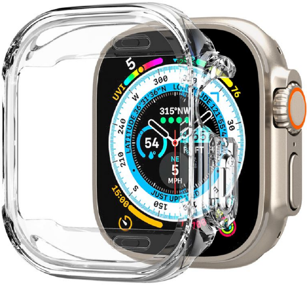 Spigen Θήκη Ultra Hybrid Apple Watch Ultra 3 / Ultra 2 / Ultra 1 49mm - Crystal Clear