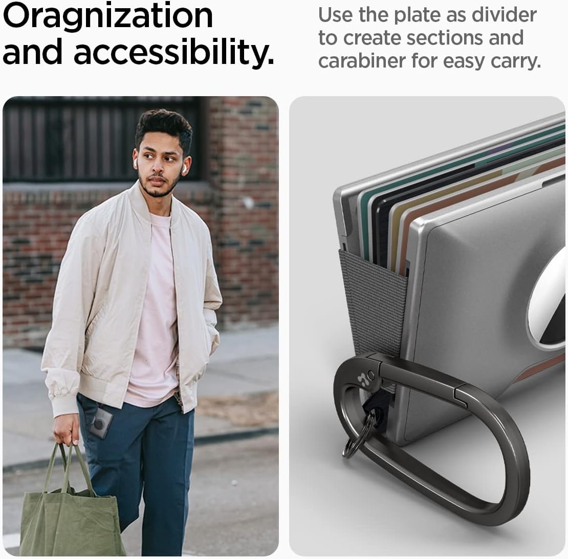 Spigen Wallet S Σκληρή Θήκη / Μπρελόκ / Πορτοφόλι για Κάρτες & Apple