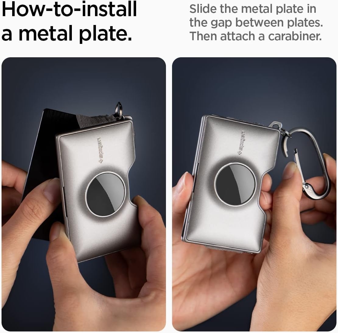 Spigen Wallet S Σκληρή Θήκη / Μπρελόκ / Πορτοφόλι για Κάρτες & Apple