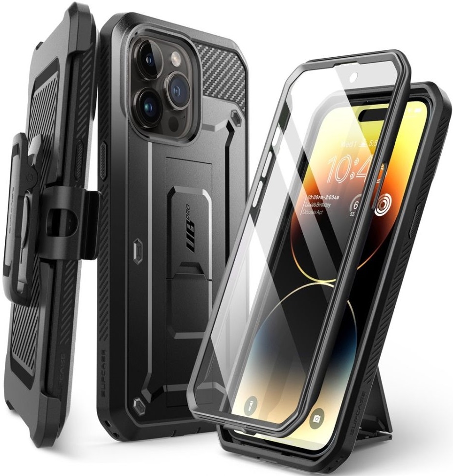 Supcase Ανθεκτική Θήκη Unicorn Beetle Pro - Apple iPhone 15 Pro Max - Black