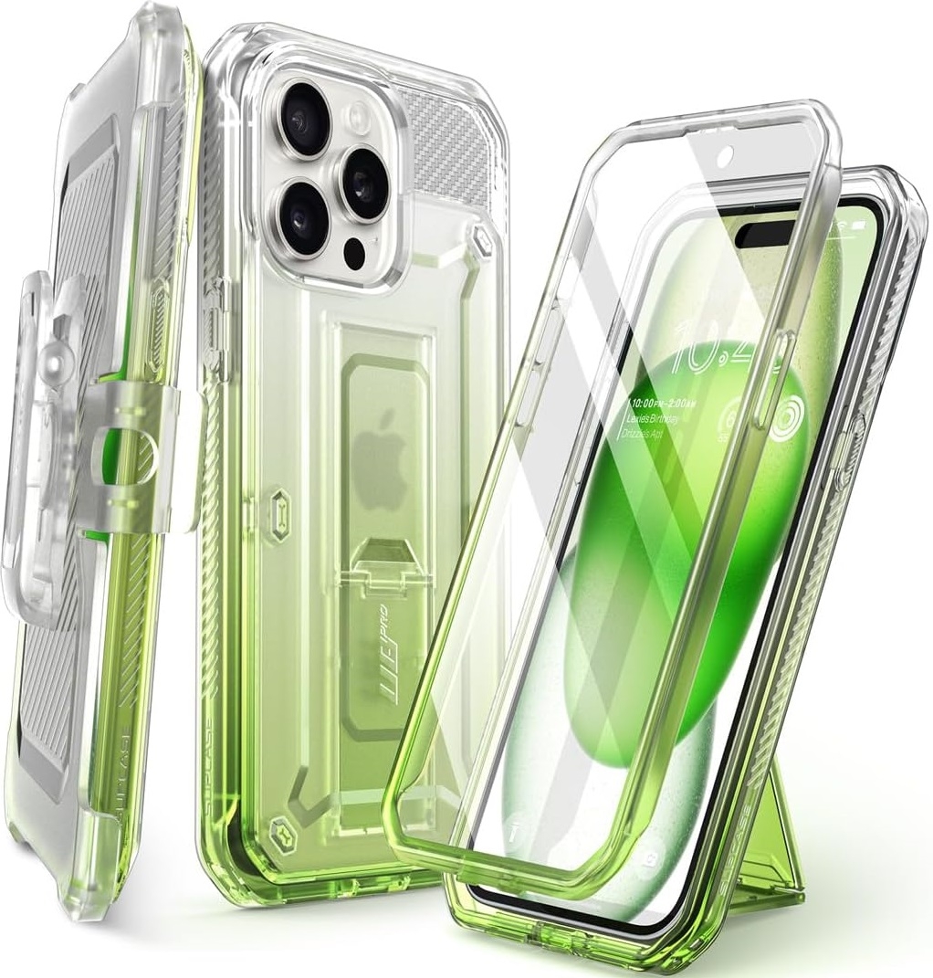 Supcase Ανθεκτική Θήκη Unicorn Beetle Pro - Apple iPhone 15 Pro Max - Gradient Green