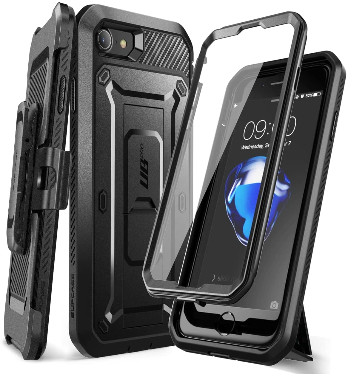 Supcase Ανθεκτική Θήκη Unicorn Beetle Pro - Apple iPhone SE 2022 / 2020 / 8 / 7 - Black