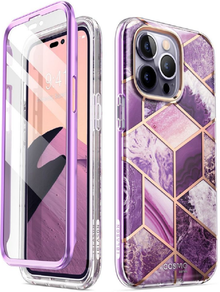 Supcase i-Blason Ανθεκτική Θήκη Cosmo Apple iPhone 14 Pro Max - Marble Purple
