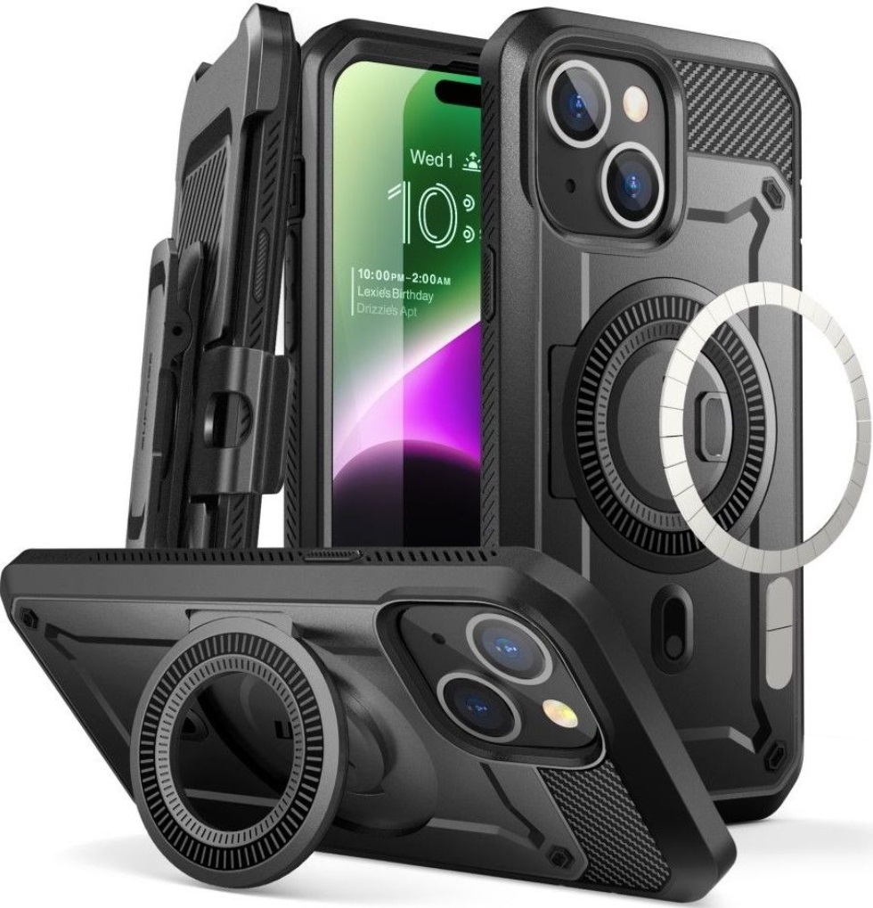 Supcase Unicorn Beetle Pro Mag - Ανθεκτική Θήκη MagSafe - Apple iPhone 15 - Black
