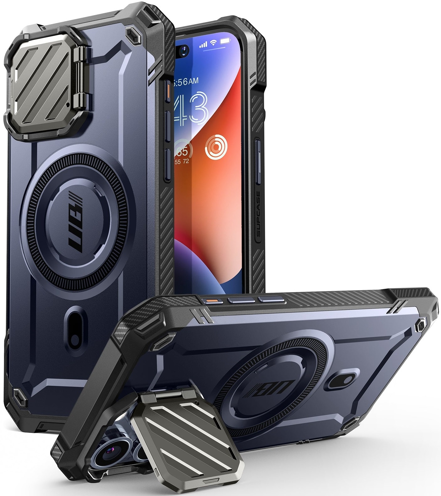 Θήκη Apple iPhone 15 Pro Max - Supcase Unicorn Beetle XT Mag Ανθεκτική MagSafe με Μεταλλικό Κάλυμμα για την Κάμερα - Mountain