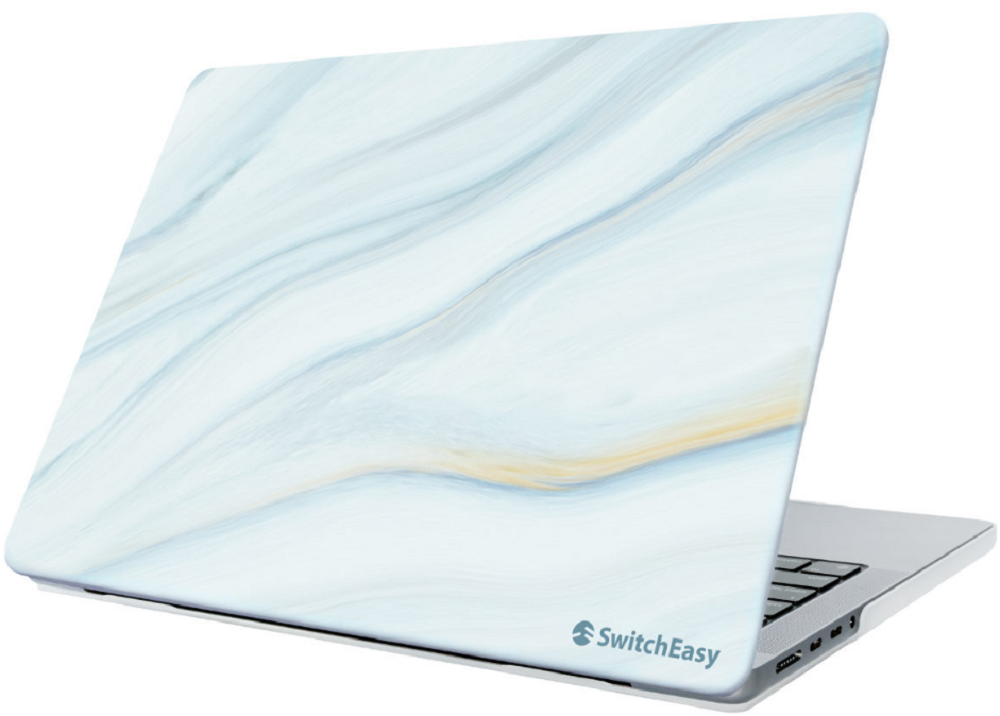 SwitchEasy Marble Σκληρή Θήκη Apple Macbook Pro 13" 2022 - 2016 - Cloudy White