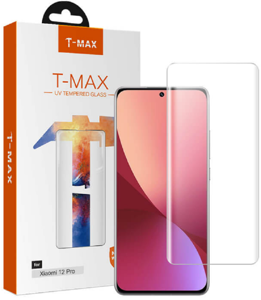 T-MAX Liquid Full Glue 3D Tempered Glass - Σύστημα Προστασίας Οθόνης Xiaomi 12 Pro (5206015013409)