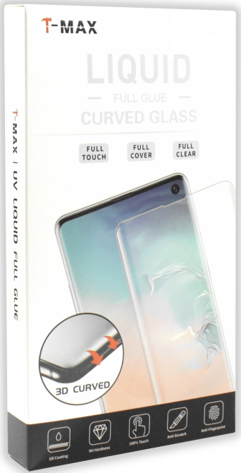 T-MAX Liquid Full Glue 3D Tempered Glass - Σύστημα προστασίας οθόνης Huawei Mate 20 Pro