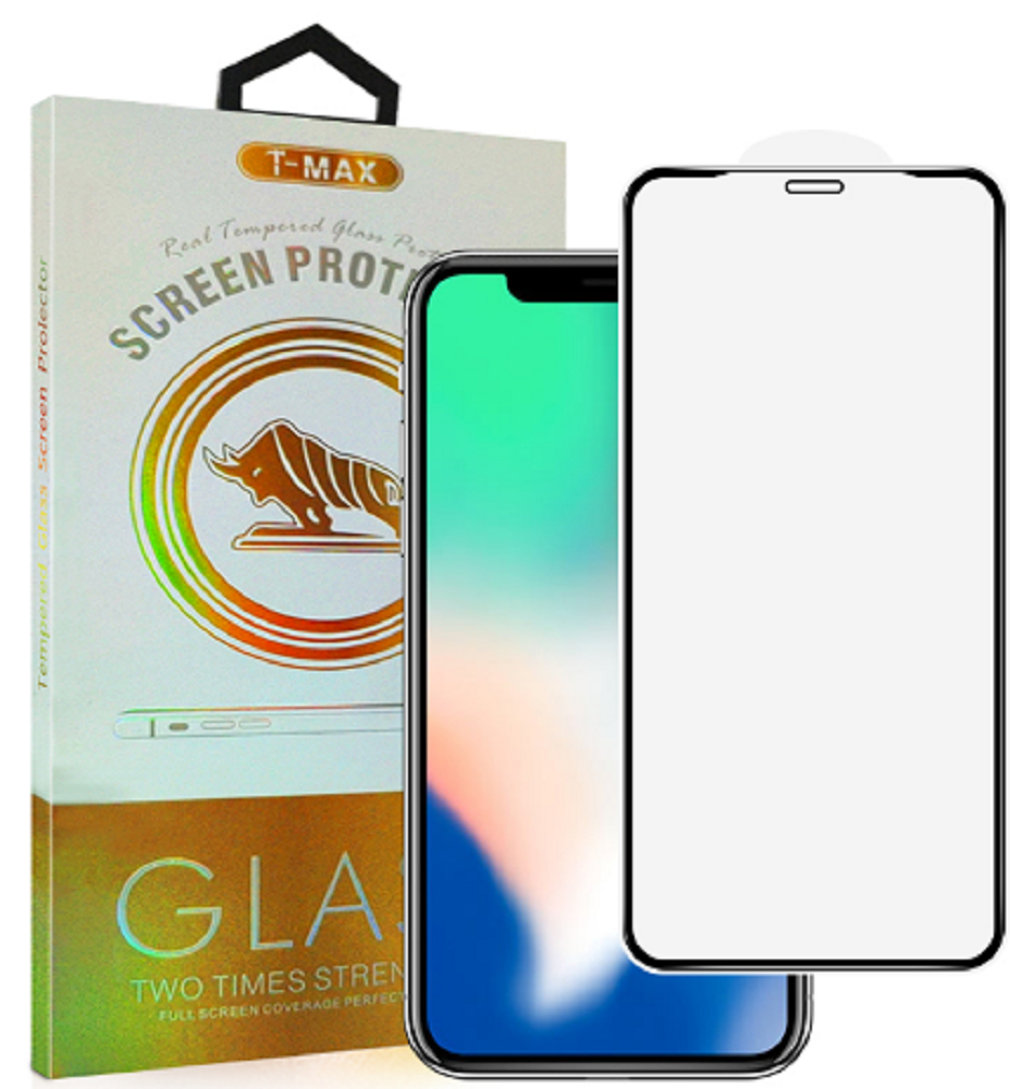 T-Max Premium 3D Tempered Glass Full Glue Fluid Despensing - Αντιχαρακτικό Γυαλί Οθόνης Apple iPhone X / XS - Black