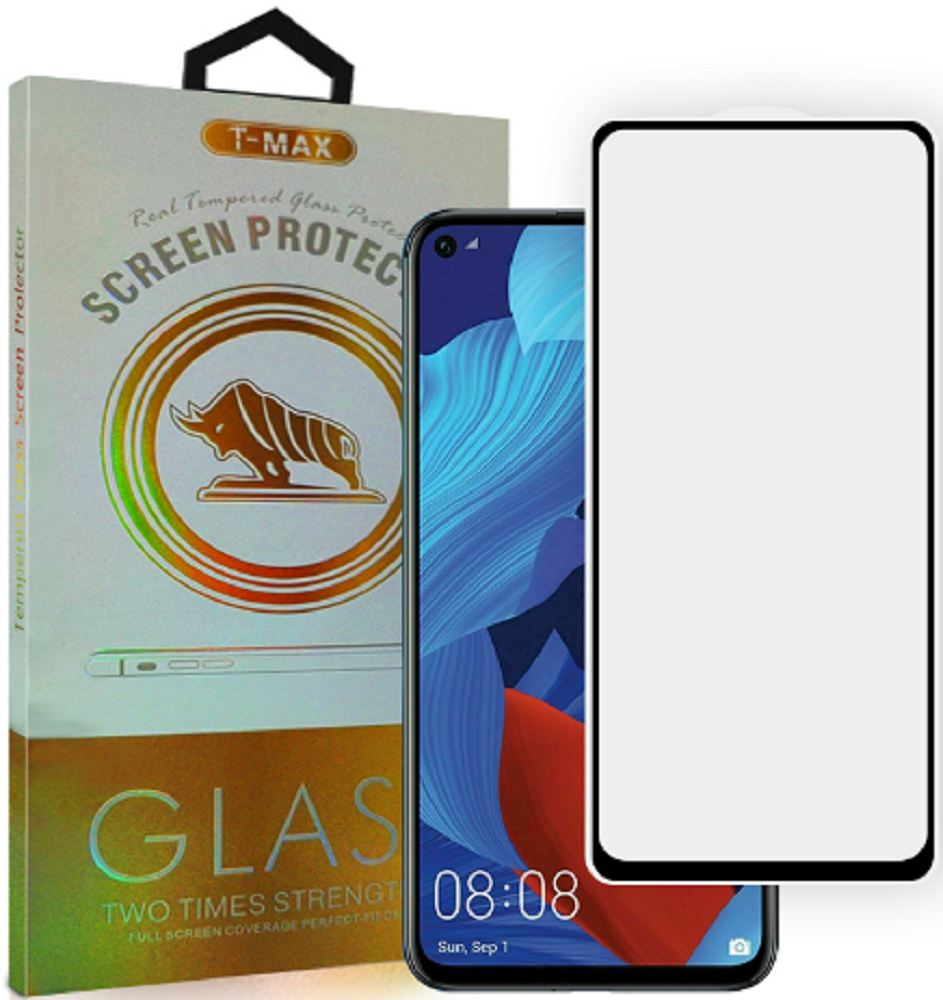 T-Max Premium 3D Tempered Glass Full Glue Fluid Despensing - Αντιχαρακτικό Γυαλί Οθόνης Huawei Nova 5T / Honor 20 - Black