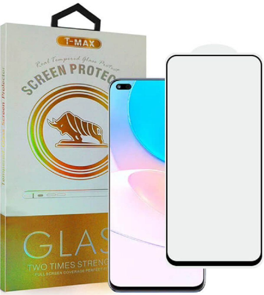 T-Max Premium 3D Tempered Glass Full Glue Fluid Despensing - Αντιχαρακτικό Γυαλί Οθόνης Huawei Nova 8i - Black