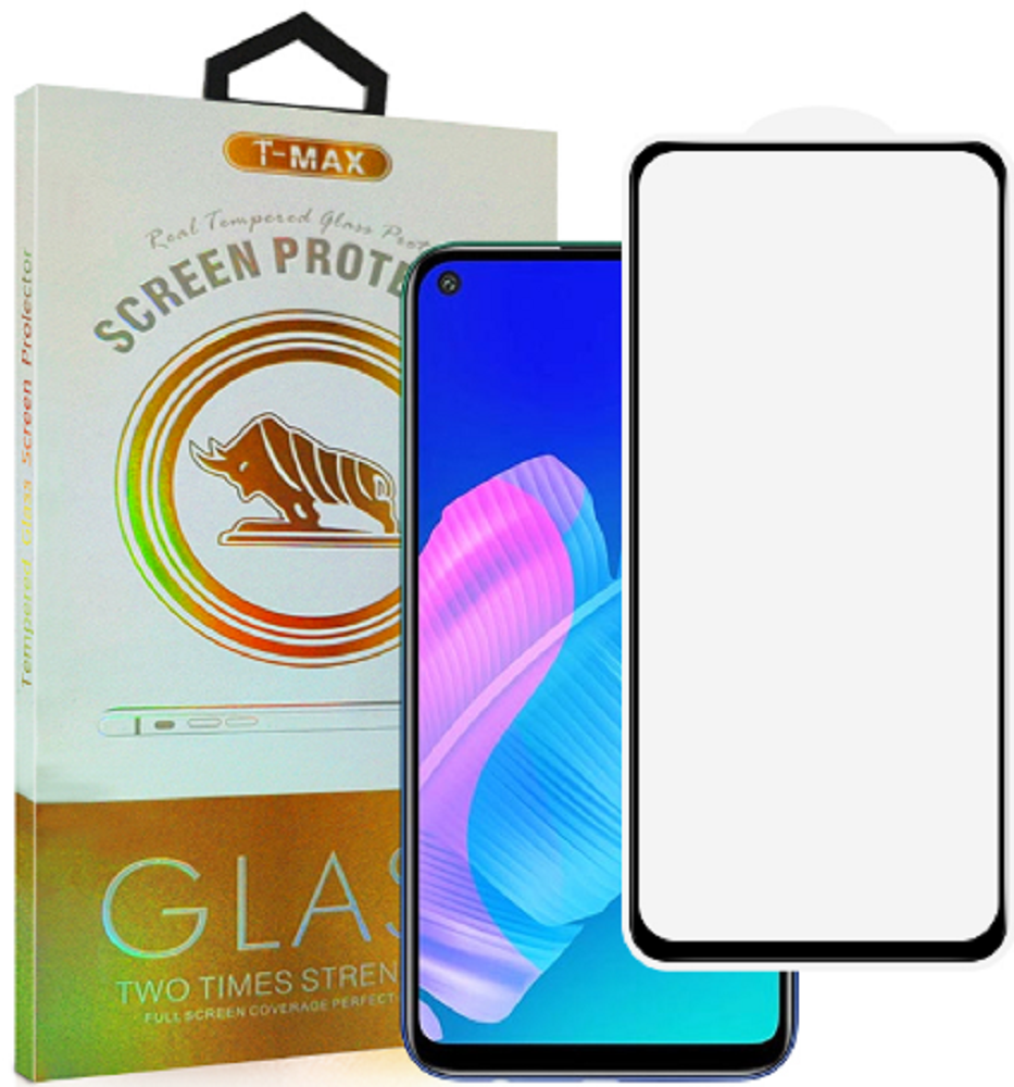 T-Max Premium 3D Tempered Glass Full Glue Fluid Despensing - Αντιχαρακτικό Γυαλί Οθόνης Huawei P40 Lite - Black