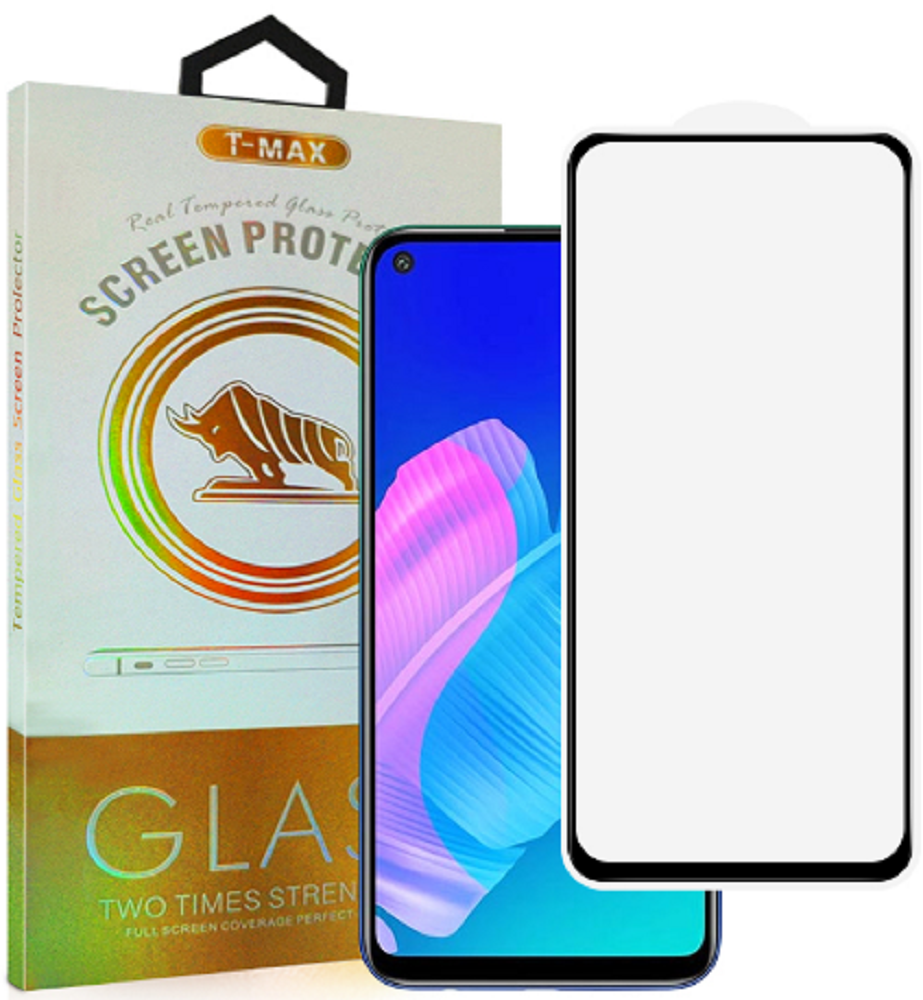 T-Max Premium 3D Tempered Glass Full Glue Fluid Despensing - Αντιχαρακτικό Γυαλί Οθόνης Huawei P40 Lite E - Black
