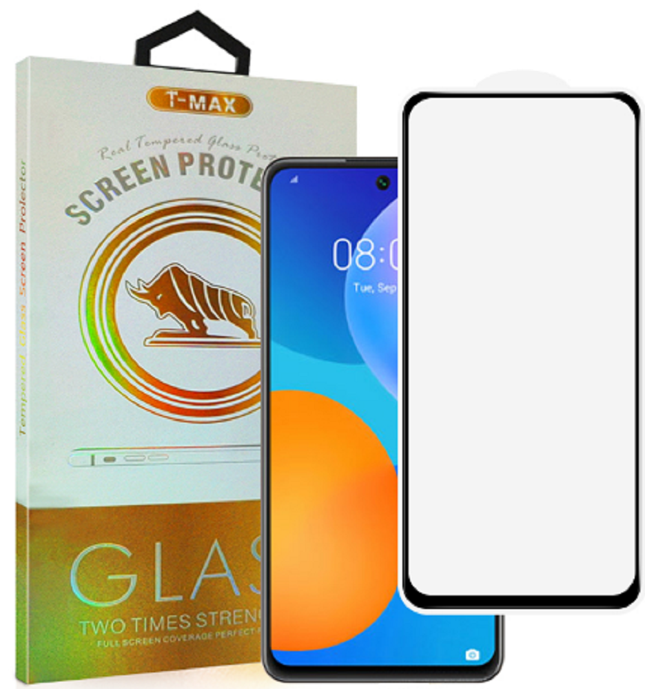T-Max Premium 3D Tempered Glass Full Glue Fluid Despensing - Αντιχαρακτικό Γυαλί Οθόνης Huawei P Smart 2021 - Black