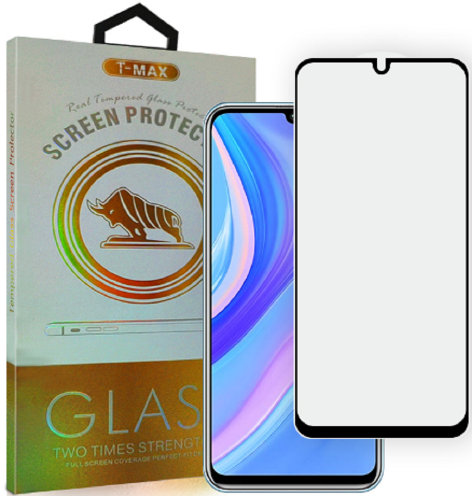 T-Max Premium 3D Tempered Glass Full Glue Fluid Despensing - Αντιχαρακτικό Γυαλί Οθόνης Huawei P Smart S - Black