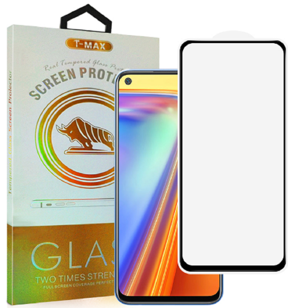 T-Max Premium 3D Tempered Glass Full Glue Fluid Despensing - Αντιχαρακτικό Γυαλί Οθόνης Realme 7 - Black (5206015066450)