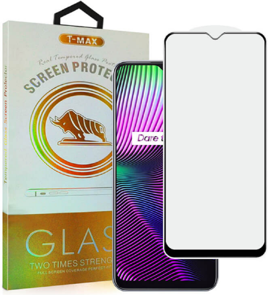 T-Max Premium 3D Tempered Glass Full Glue Fluid Despensing - Αντιχαρακτικό Γυαλί Οθόνης Realme 7i - Black