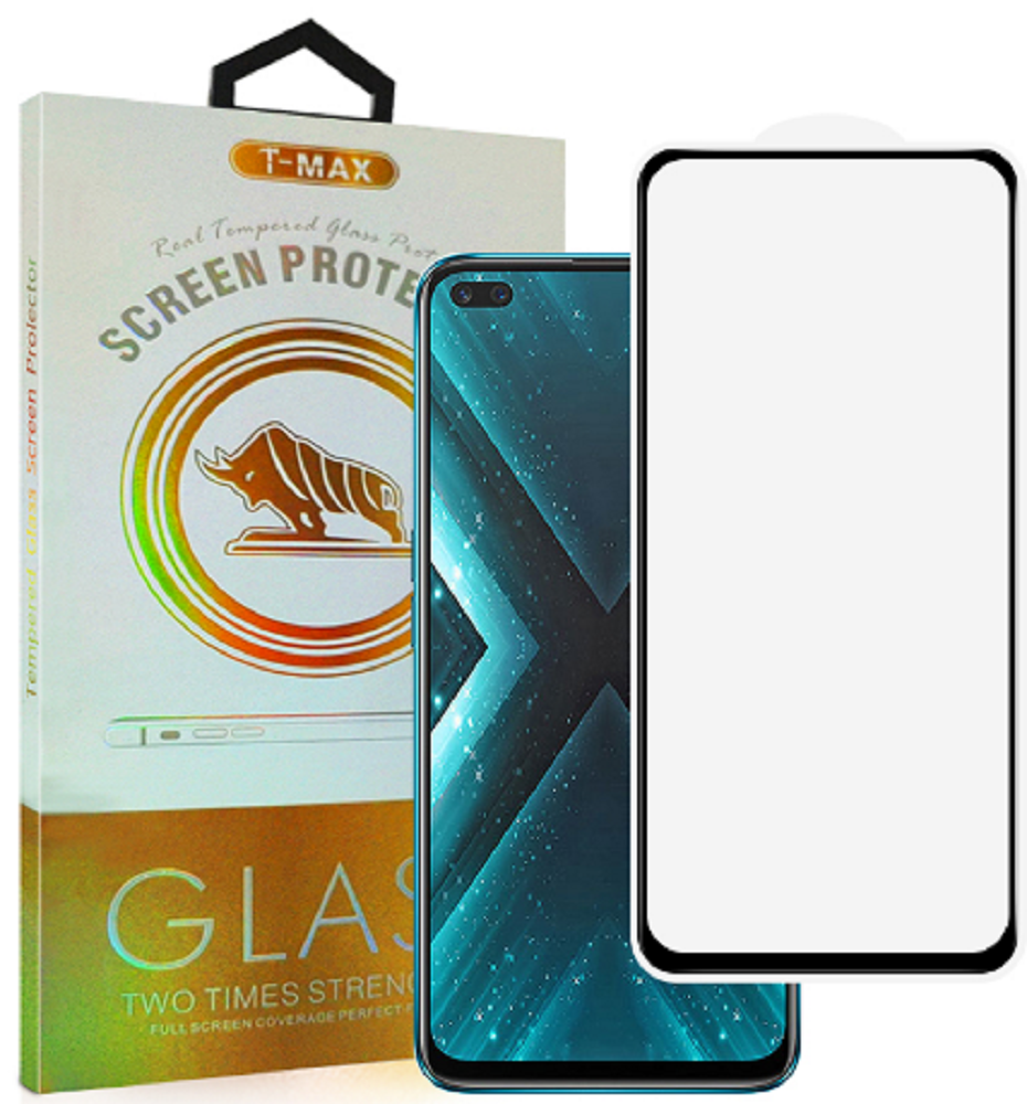 T-Max Premium 3D Tempered Glass Full Glue Fluid Despensing - Αντιχαρακτικό Γυαλί Οθόνης Realme X3 - Black