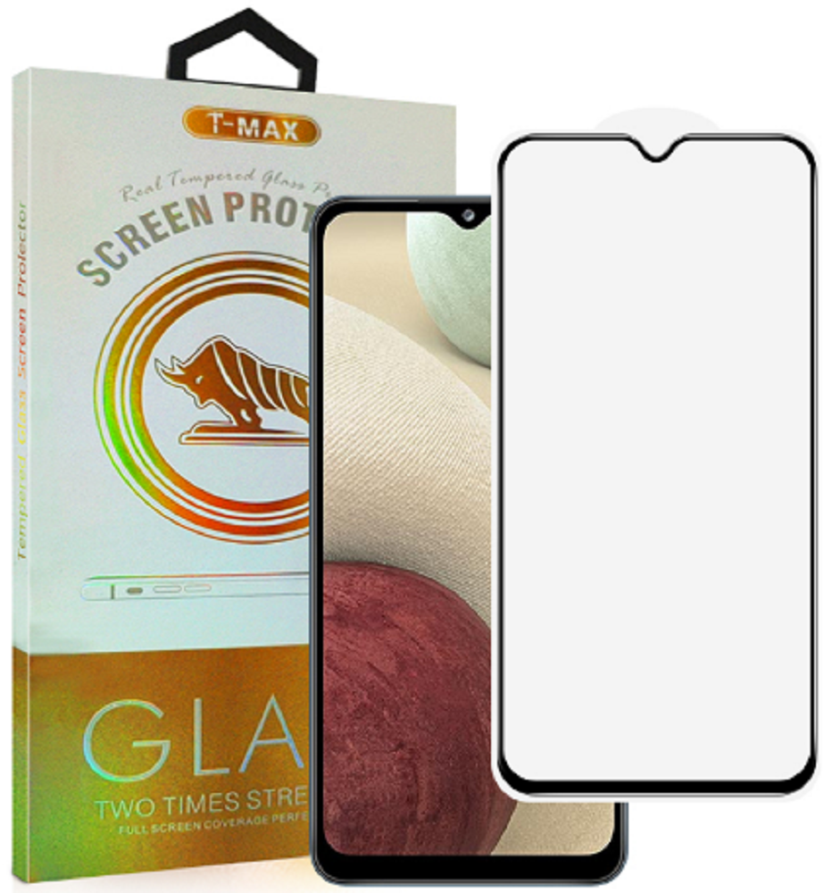 T-Max Premium 3D Tempered Glass Full Glue Fluid Despensing - Αντιχαρακτικό Γυαλί Οθόνης Samsung Galaxy A12 - Black 