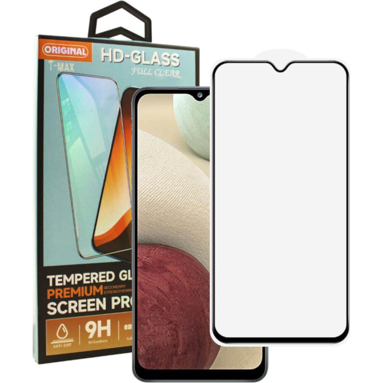 T-Max Premium 3D Tempered Glass Full Glue Fluid Despensing - Αντιχαρακτικό Γυαλί Οθόνης Samsung Galaxy A12 - Black (5206015066276)