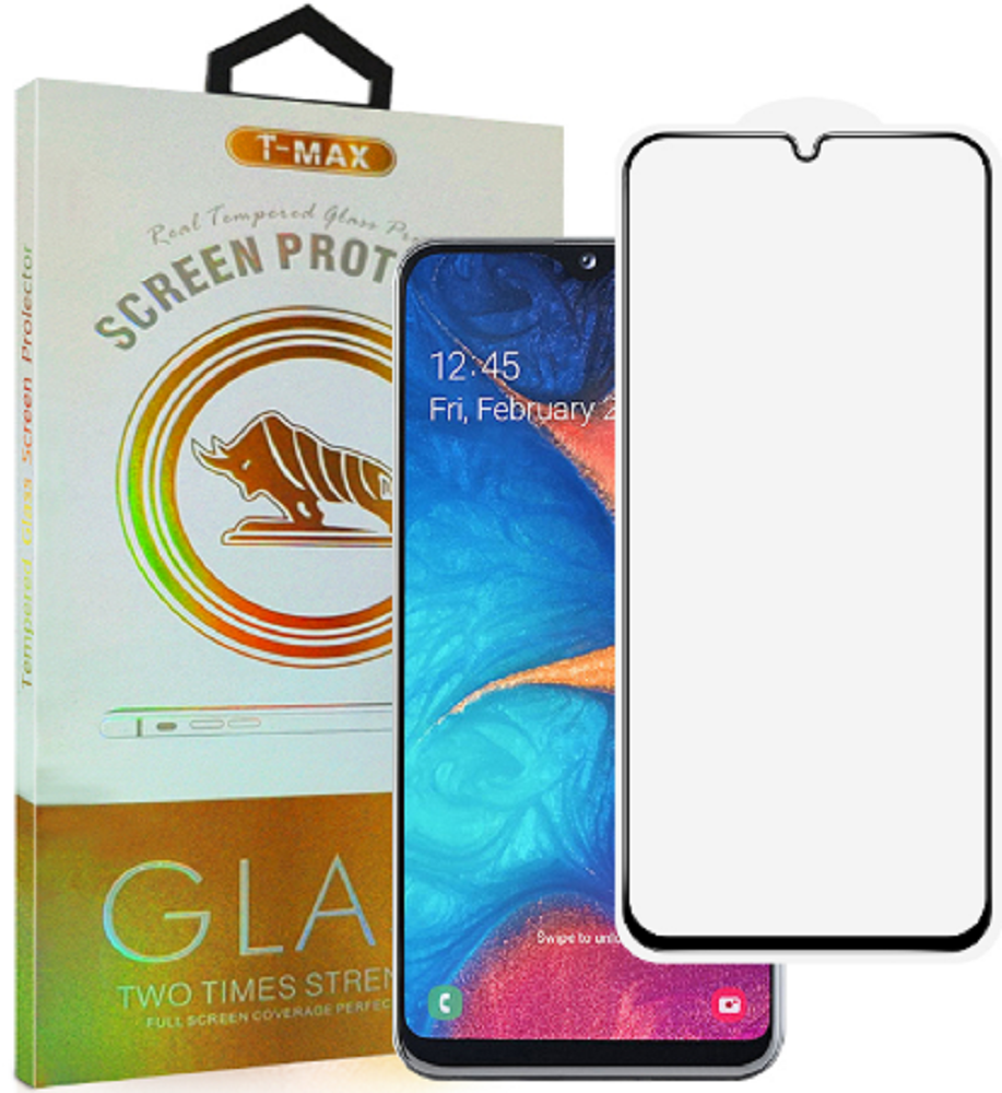 T-Max Premium 3D Tempered Glass Full Glue Fluid Despensing - Αντιχαρακτικό Γυαλί Οθόνης Samsung Galaxy A20e - Black