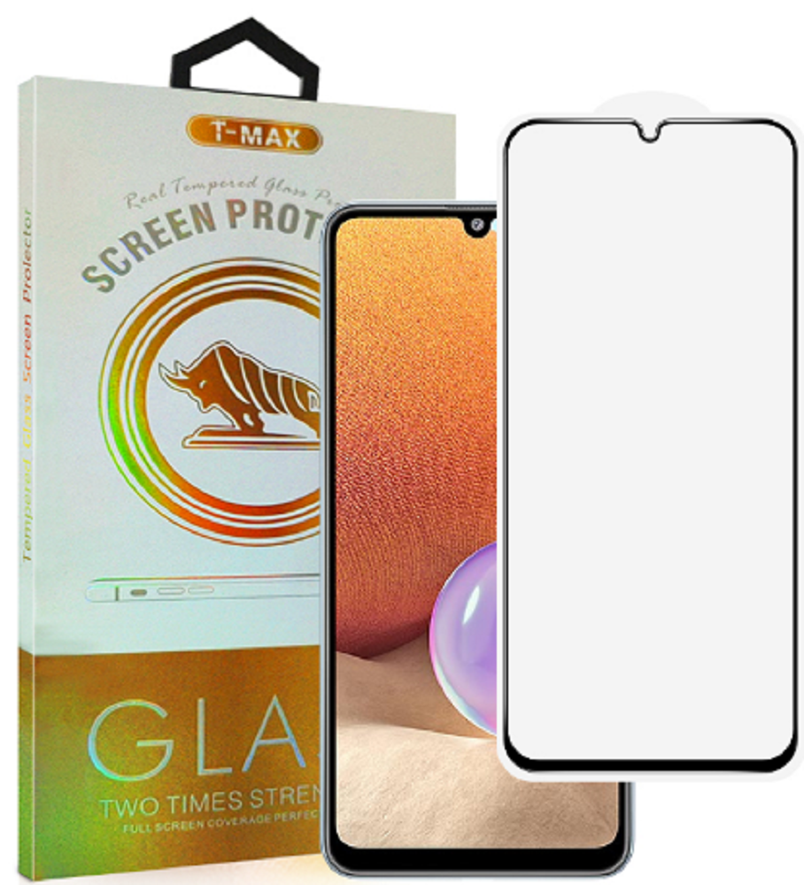 T-Max Premium 3D Tempered Glass Full Glue Fluid Despensing - Αντιχαρακτικό Γυαλί Οθόνης Samsung Galaxy A32 - Black 