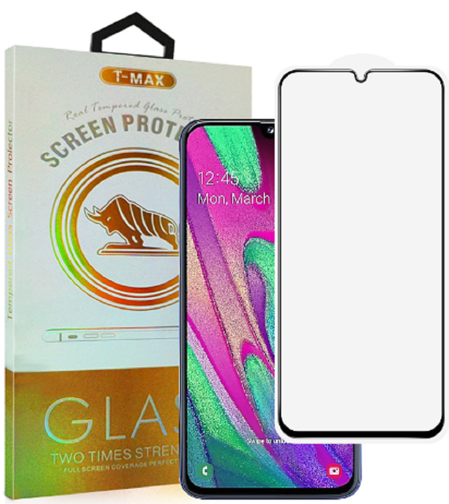 T-Max Premium 3D Tempered Glass Full Glue Fluid Despensing - Αντιχαρακτικό Γυαλί Οθόνης Samsung Galaxy A40 - Black