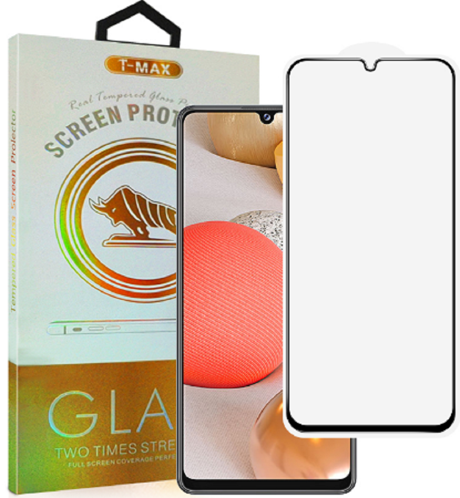 T-Max Premium 3D Tempered Glass Full Glue Fluid Despensing - Αντιχαρακτικό Γυαλί Οθόνης Samsung Galaxy A42 5G - Black