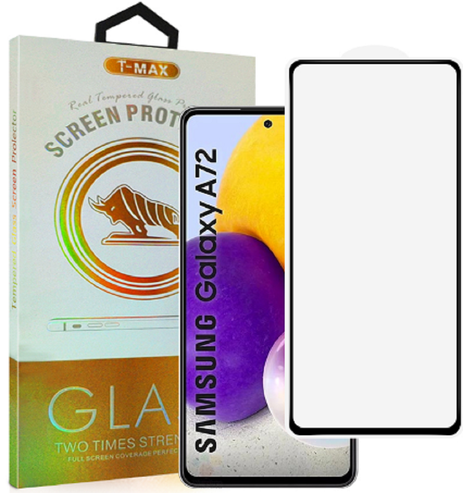 T-Max Premium 3D Tempered Glass Full Glue Fluid Despensing - Αντιχαρακτικό Γυαλί Οθόνης Samsung Galaxy A72 - Black