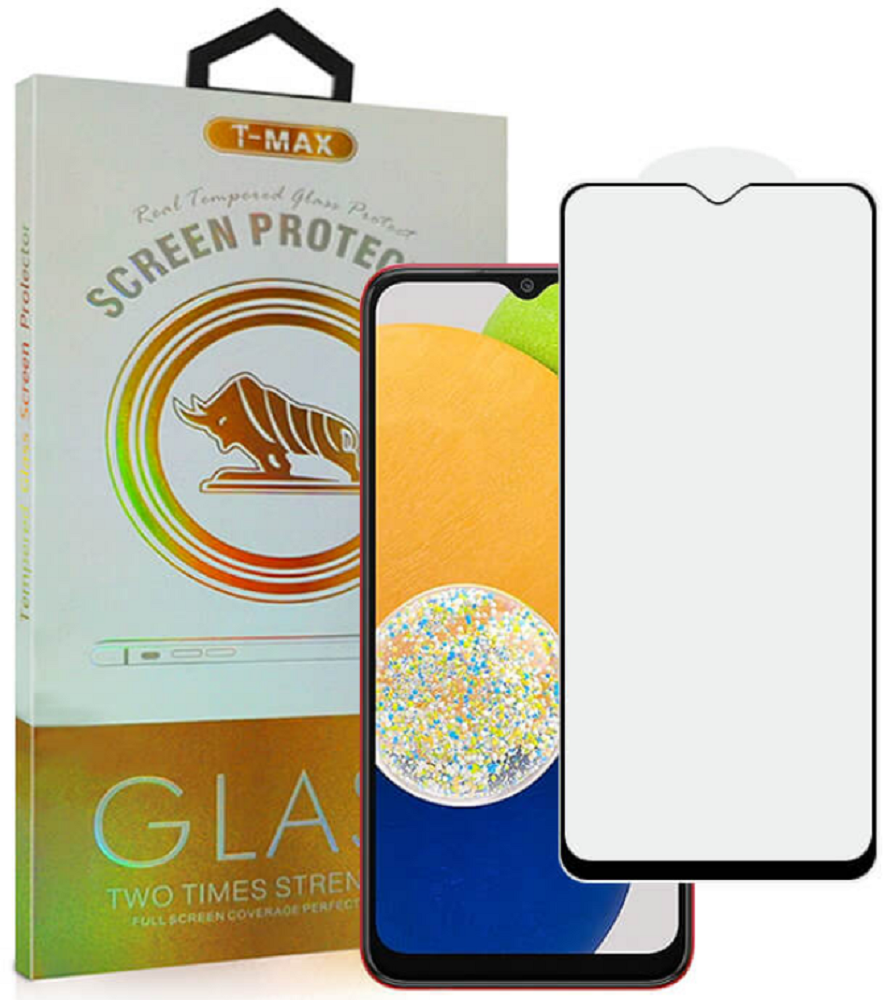 T-Max Premium 3D Tempered Glass Full Glue Fluid Despensing - Αντιχαρακτικό Γυαλί Οθόνης Samsung Galaxy A03 - Black