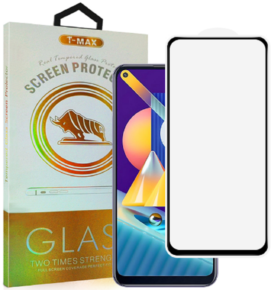 T-Max Premium 3D Tempered Glass Full Glue Fluid Despensing - Αντιχαρακτικό Γυαλί Οθόνης Samsung Galaxy M11 - Black