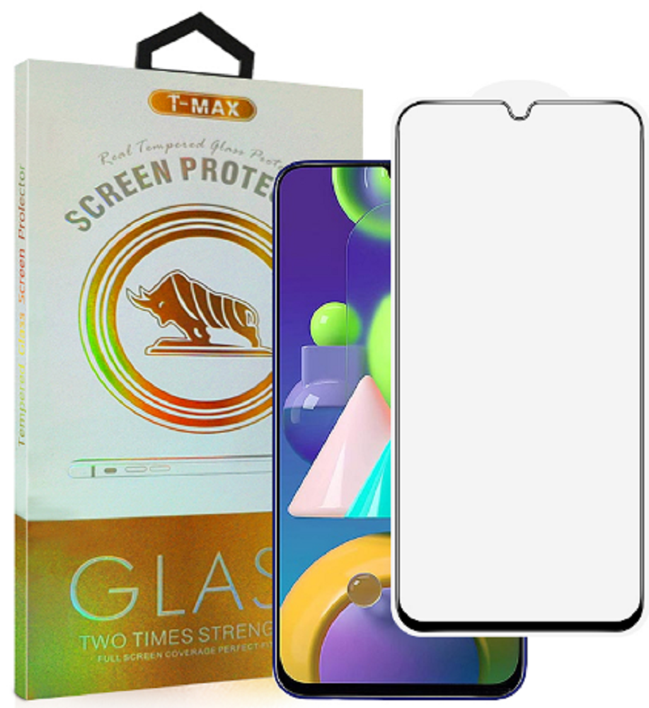 T-Max Premium 3D Tempered Glass Full Glue Fluid Despensing - Αντιχαρακτικό Γυαλί Οθόνης Samsung Galaxy M21 - Black (5206015066177)