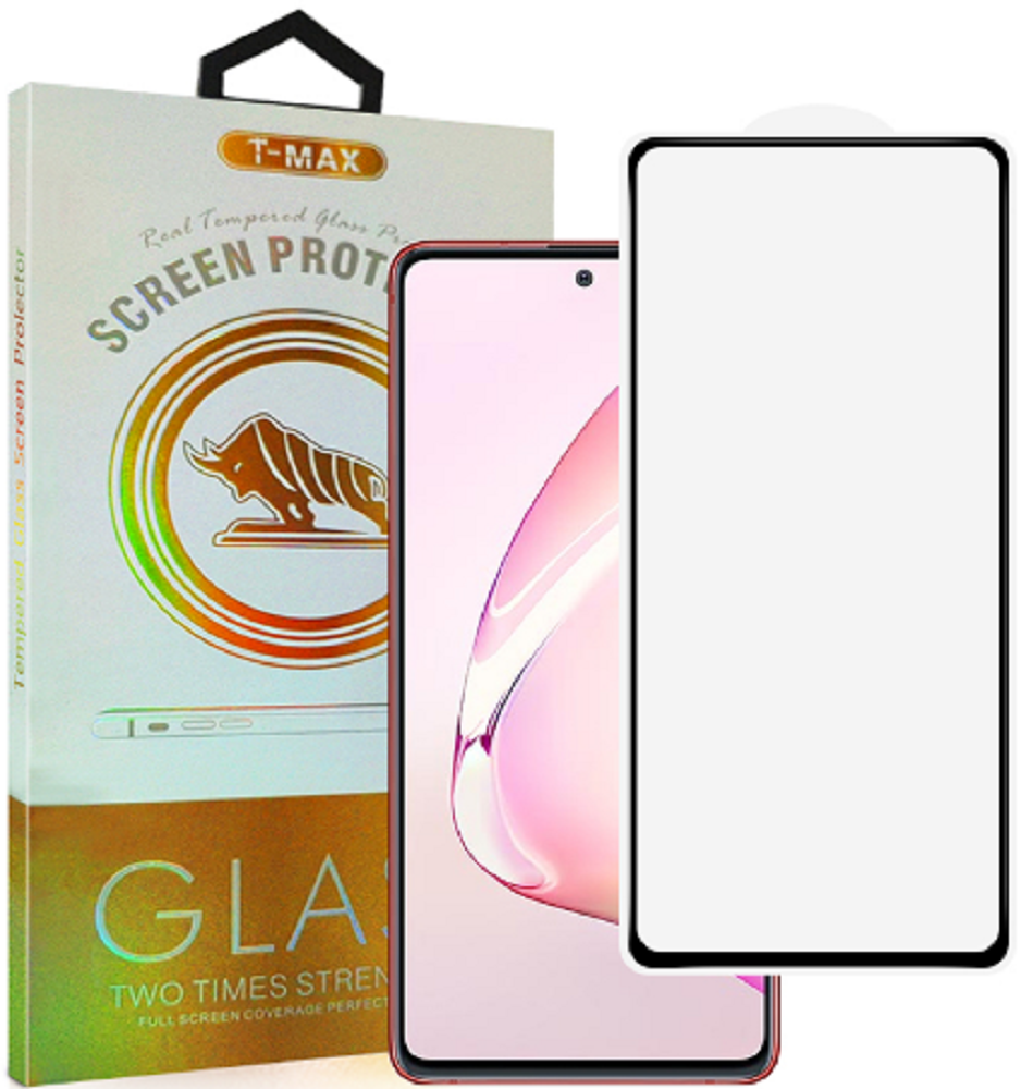 T-Max Premium 3D Tempered Glass Full Glue Fluid Despensing - Αντιχαρακτικό Γυαλί Οθόνης Samsung Galaxy Note 10 Lite - Black