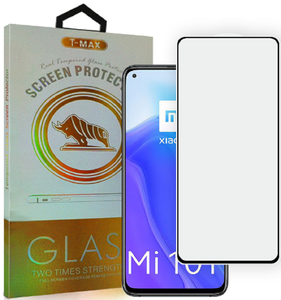 T-Max Premium 3D Tempered Glass Full Glue Fluid Despensing - Αντιχαρακτικό Γυαλί Οθόνης Xiaomi Mi 10T - Black