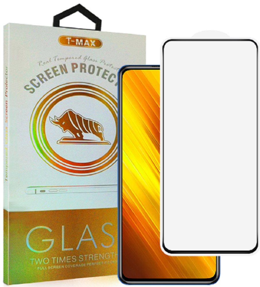 T-Max Premium 3D Tempered Glass Full Glue Fluid Despensing - Αντιχαρακτικό Γυαλί Οθόνης Xiaomi Poco X3 NFC / X3 Pro - Black