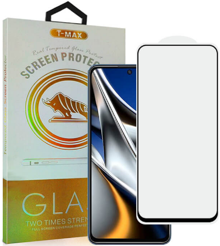 T-Max Premium 3D Tempered Glass Full Glue Fluid Despensing - Αντιχαρακτικό Γυαλί Οθόνης Xiaomi Poco X4 Pro 5G - Black
