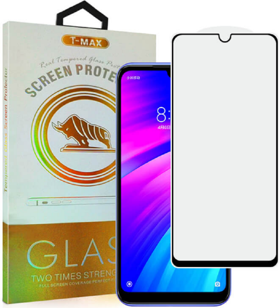 T-Max Premium 3D Tempered Glass Full Glue Fluid Despensing - Αντιχαρακτικό Γυαλί Οθόνης Xiaomi Redmi 7 - Black