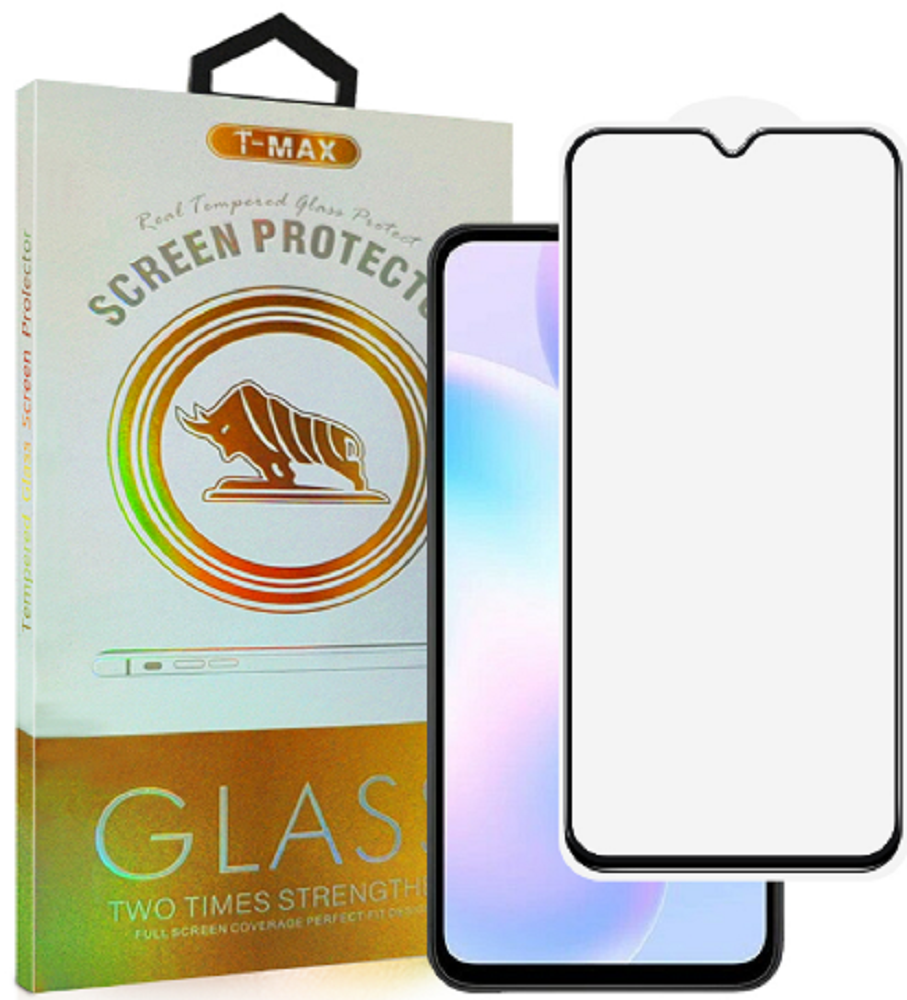 T-Max Premium 3D Tempered Glass Full Glue Fluid Despensing - Αντιχαρακτικό Γυαλί Οθόνης Xiaomi Redmi 9A - Black