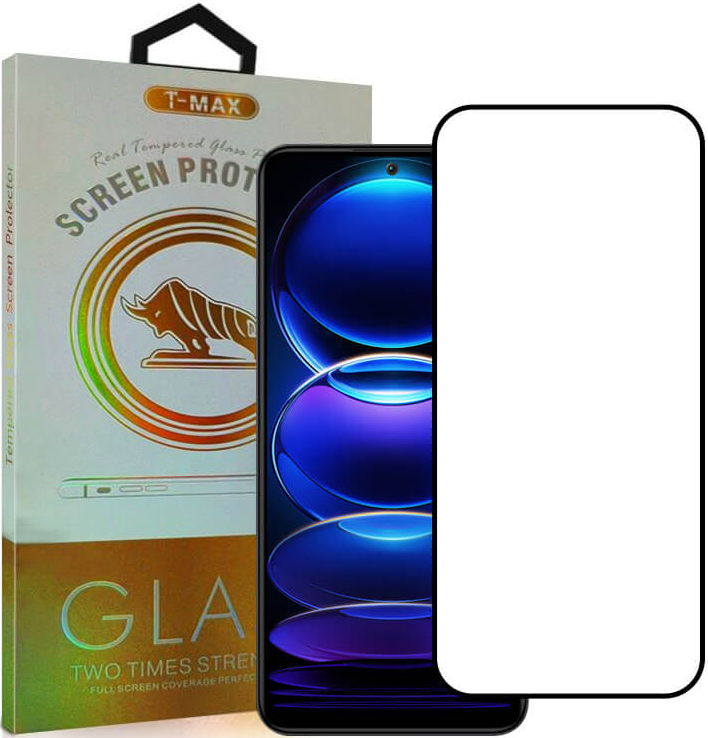 T-Max Premium 3D Tempered Glass Full Glue Fluid Despensing - Αντιχαρακτικό Γυαλί Οθόνης Xiaomi Redmi Note 12 4G - Black
