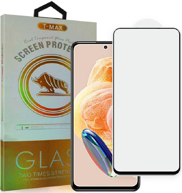 T-Max Premium 3D Tempered Glass Full Glue Fluid Despensing - Αντιχαρακτικό Γυαλί Οθόνης Xiaomi Redmi Note 12 Pro 4G - Black
