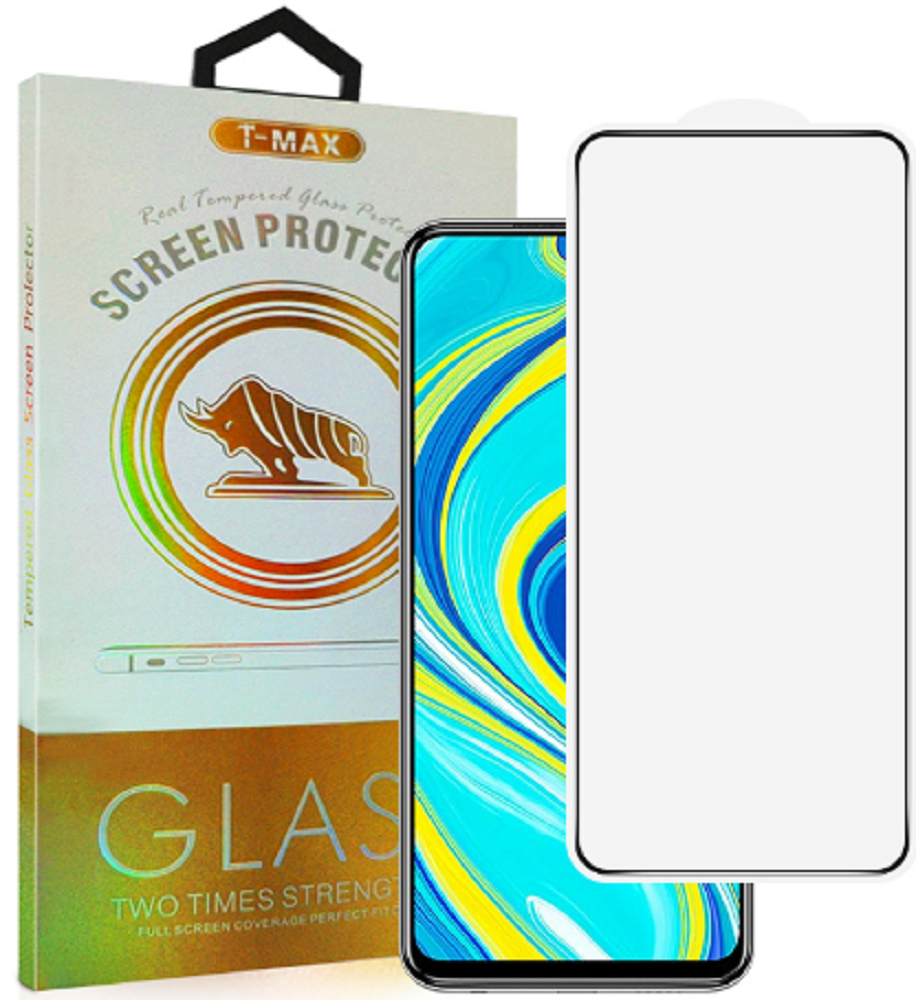 T-Max Premium 3D Tempered Glass Full Glue Fluid Despensing - Αντιχαρακτικό Γυαλί Οθόνης Xiaomi Redmi Note 9S - Black