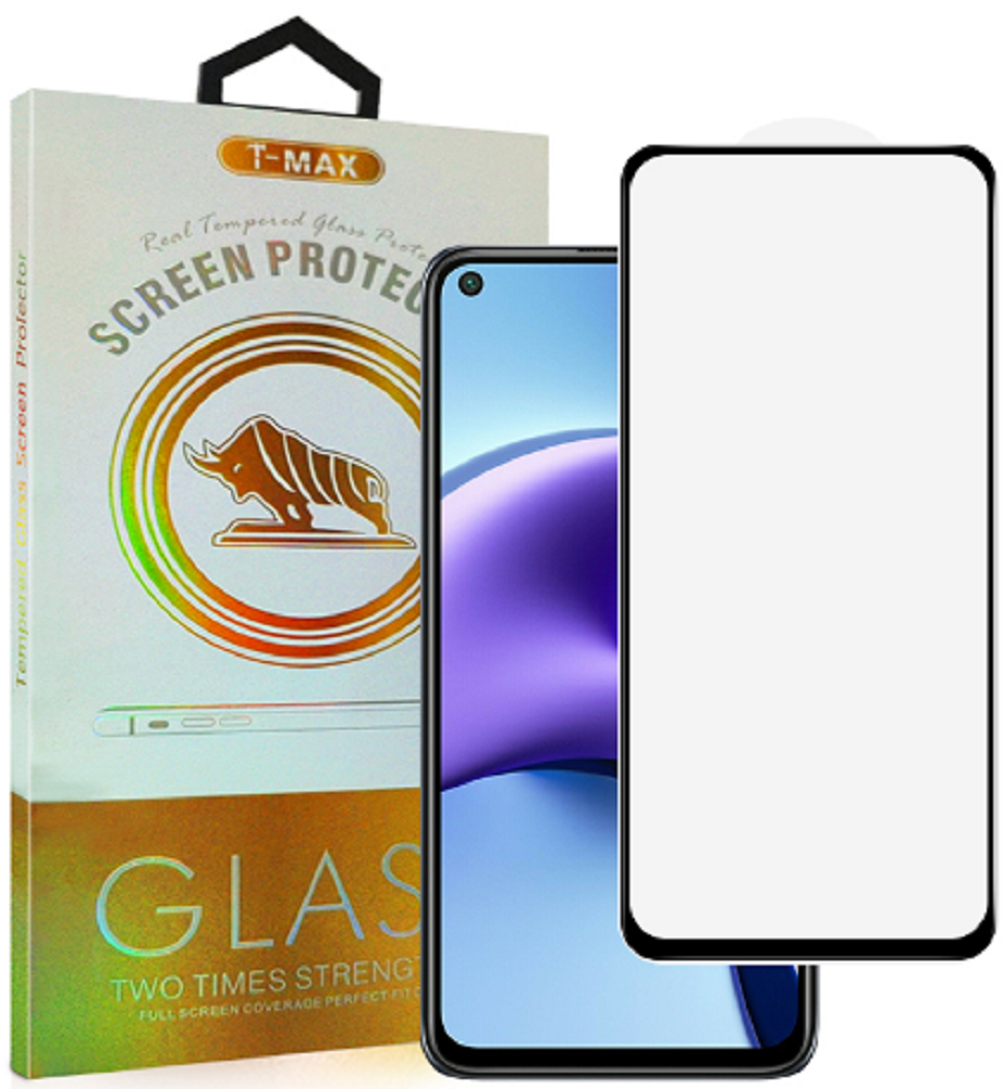 T-Max Premium 3D Tempered Glass Full Glue Fluid Despensing - Αντιχαρακτικό Γυαλί Οθόνης Xiaomi Redmi Note 9T 5G - Black