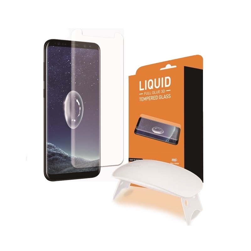 T-MAX Liquid Full Glue 3D Tempered Glass - Σύστημα προστασίας οθόνης Samsung Galaxy S9 Plus