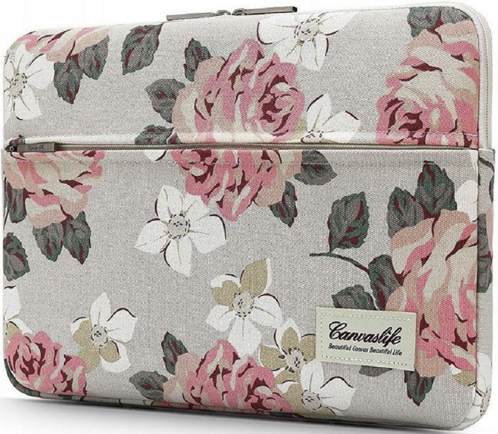 Tech-Protect CanvasLife Sleeve - Θήκη Laptop 13"-14'' - White Rose