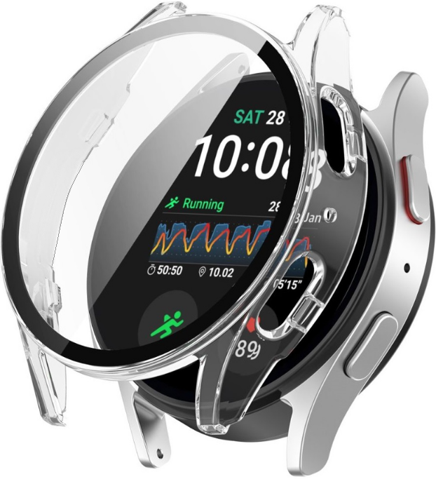 Tech-Protect Defence360 - Θήκη με Tempered Glass - Samsung Galaxy Watch 7 44mm - Clear