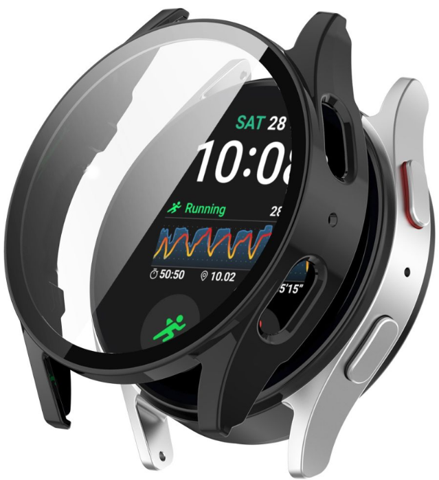 Tech-Protect Defence360 - Θήκη με Tempered Glass - Samsung Galaxy Watch FE / 5 / 4 40mm - Black